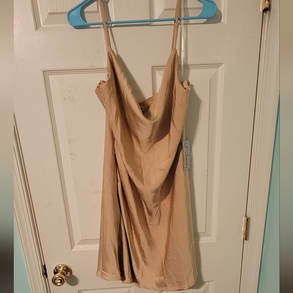 Gold Slip Dress
